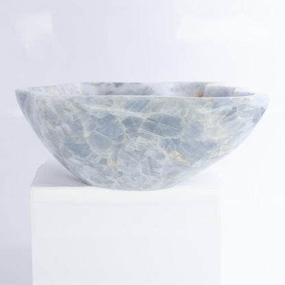 Blue Calcite Bowl - Expert Wholesale and Supplier of Wholesale Crystals & Bulk Gemstones, ["Blue Calcite","bowl","Bowls","Calcite","Mexico"]