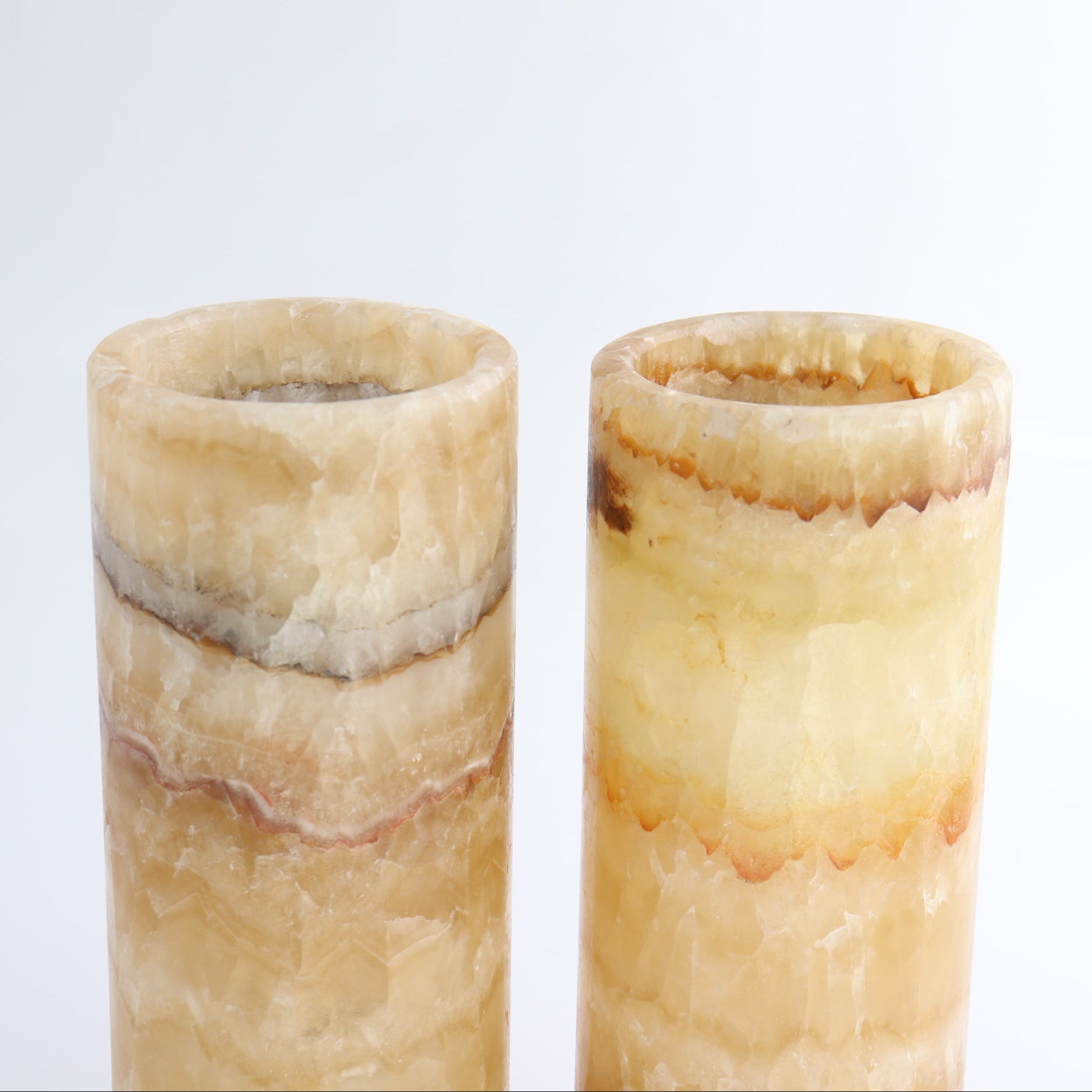 Mexican Onyx/Calcite Lamps Set of 2 - Expert Wholesale and Supplier of Wholesale Crystals & Bulk Gemstones, ["Lamps","Mexico","onyx"]