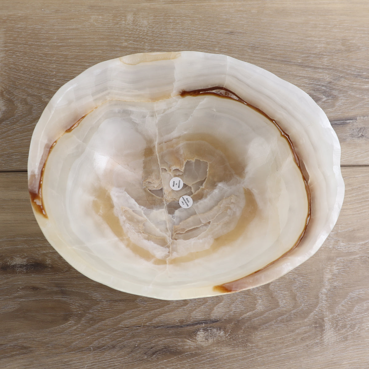 Mexican Onyx/Calcite Bowl 10"