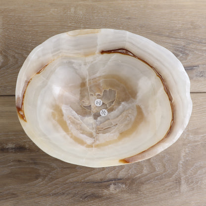 Mexican Onyx/Calcite Bowl 10"