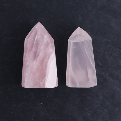 Rose Quartz Towers Set of 5
