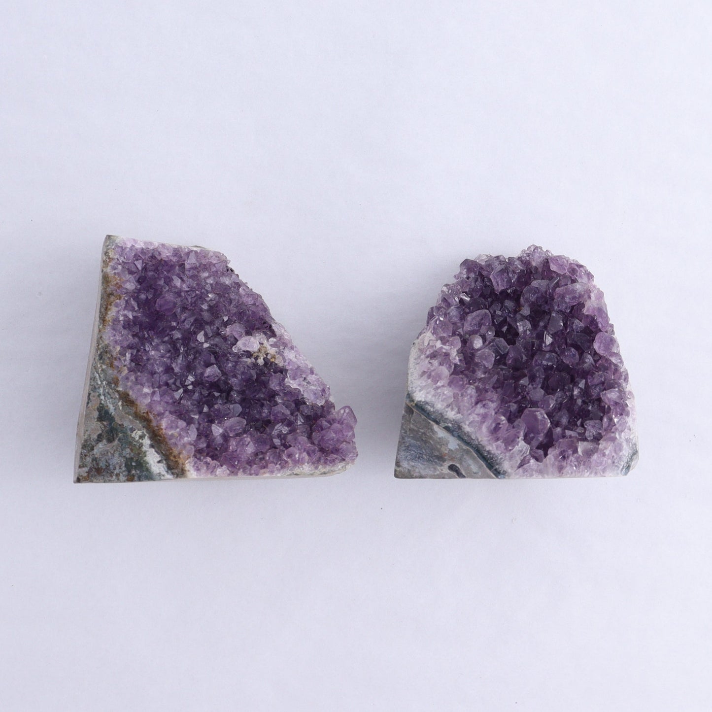 Uruguay Amethyst Cut Base Set of 8 - Expert Wholesale and Supplier of Wholesale Crystals & Bulk Gemstones, ["Amethyst","Cut Base","Uruguay"]