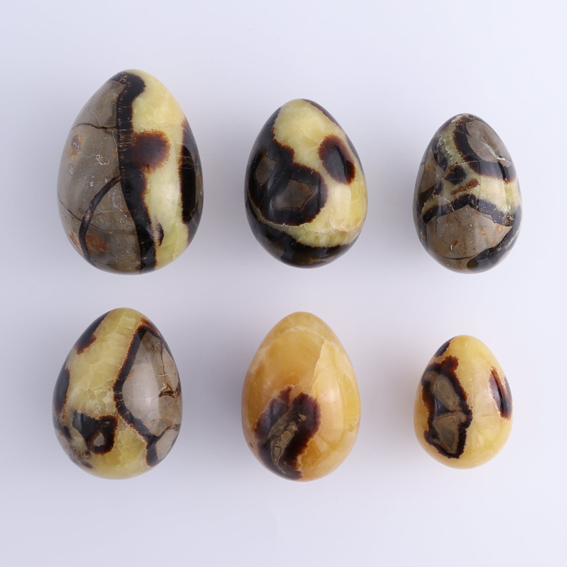 Septarian Eggs Set of 6 - Expert Wholesale and Supplier of Wholesale Crystals & Bulk Gemstones, ["Eggs","Madagascar","Septarian"]