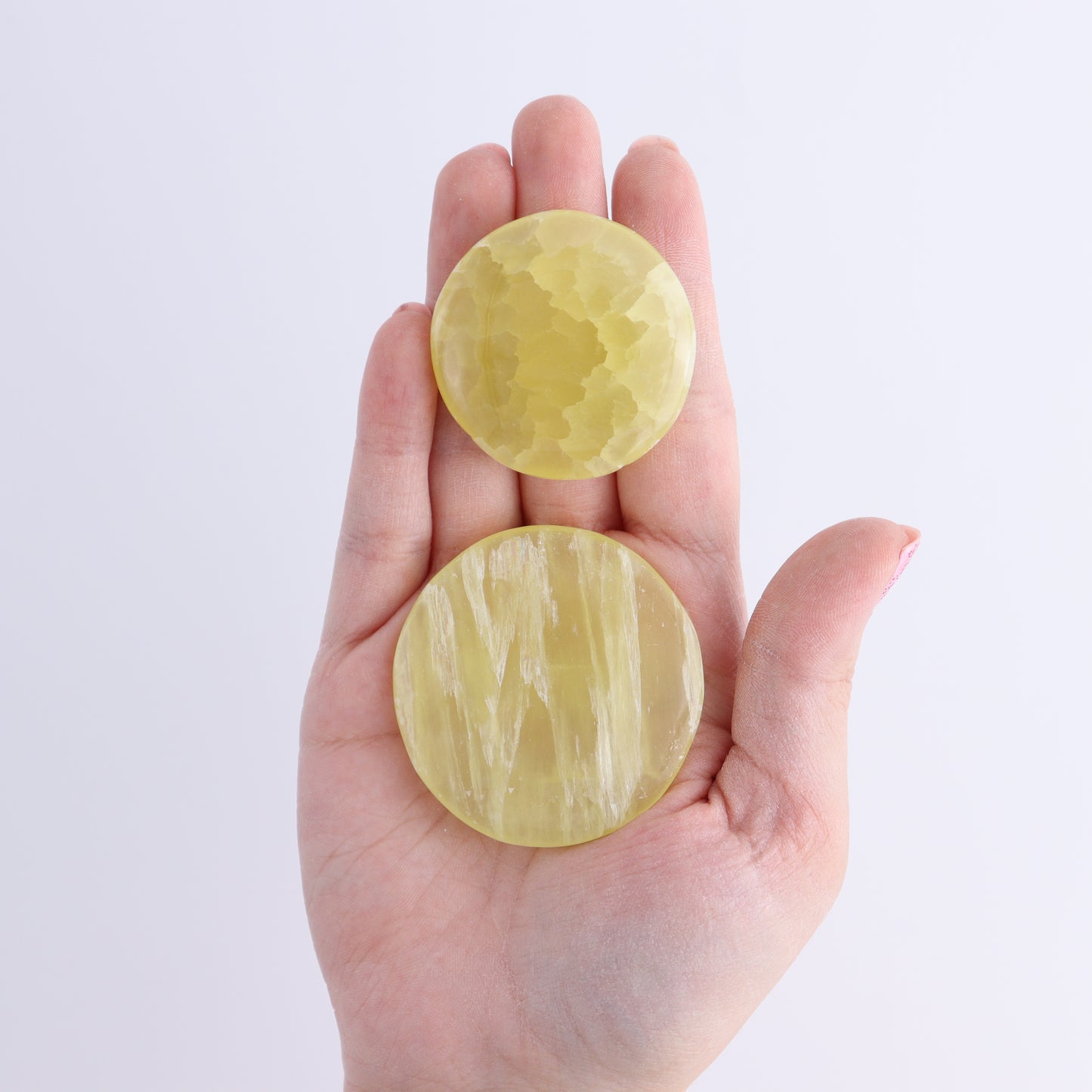 One Lemon Calcite Flat Stone - Expert Wholesale and Supplier of Wholesale Crystals & Bulk Gemstones, ["Calcite","Flat Stone","Lemon Calcite","Pakistan"]