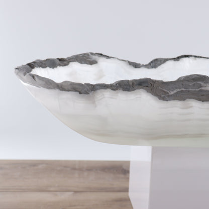 Mexican Onyx/Calcite Canoe Bowl - Expert Wholesale and Supplier of Wholesale Crystals & Bulk Gemstones, ["Bowls","Calcite","canoe","Mexico","onyx"]
