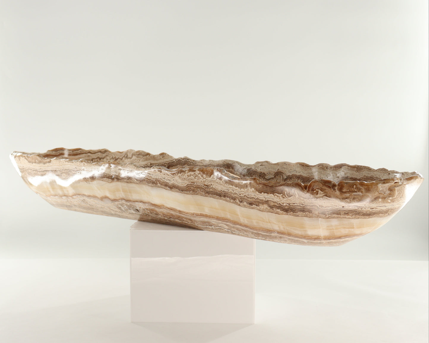 Onyx Canoe Bowl - Expert Wholesale and Supplier of Wholesale Crystals & Bulk Gemstones, ["Bowls","canoe","Mexico","onyx"]