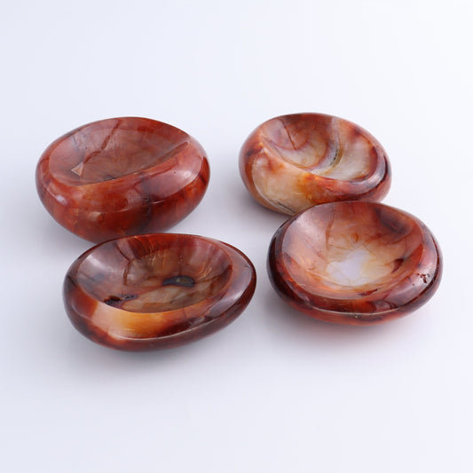 Carnelian Bowls Set of 4 - Expert Wholesale and Supplier of Wholesale Crystals & Bulk Gemstones, ["Bowls","carnelian","Madagascar"]
