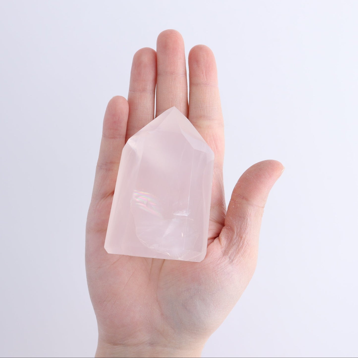 Imperfect Rose Quartz Towers Set of 7 - Expert Wholesale and Supplier of Wholesale Crystals & Bulk Gemstones, ["Brazil","Points","Quartz","Rose Quartz","Towers"]