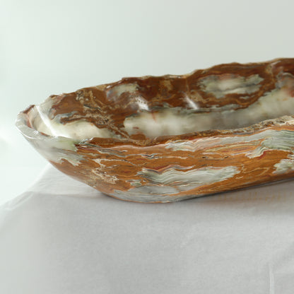 Onyx Canoe Bowl - Expert Wholesale and Supplier of Wholesale Crystals & Bulk Gemstones, ["Bowls","canoe","Mexico","onyx"]