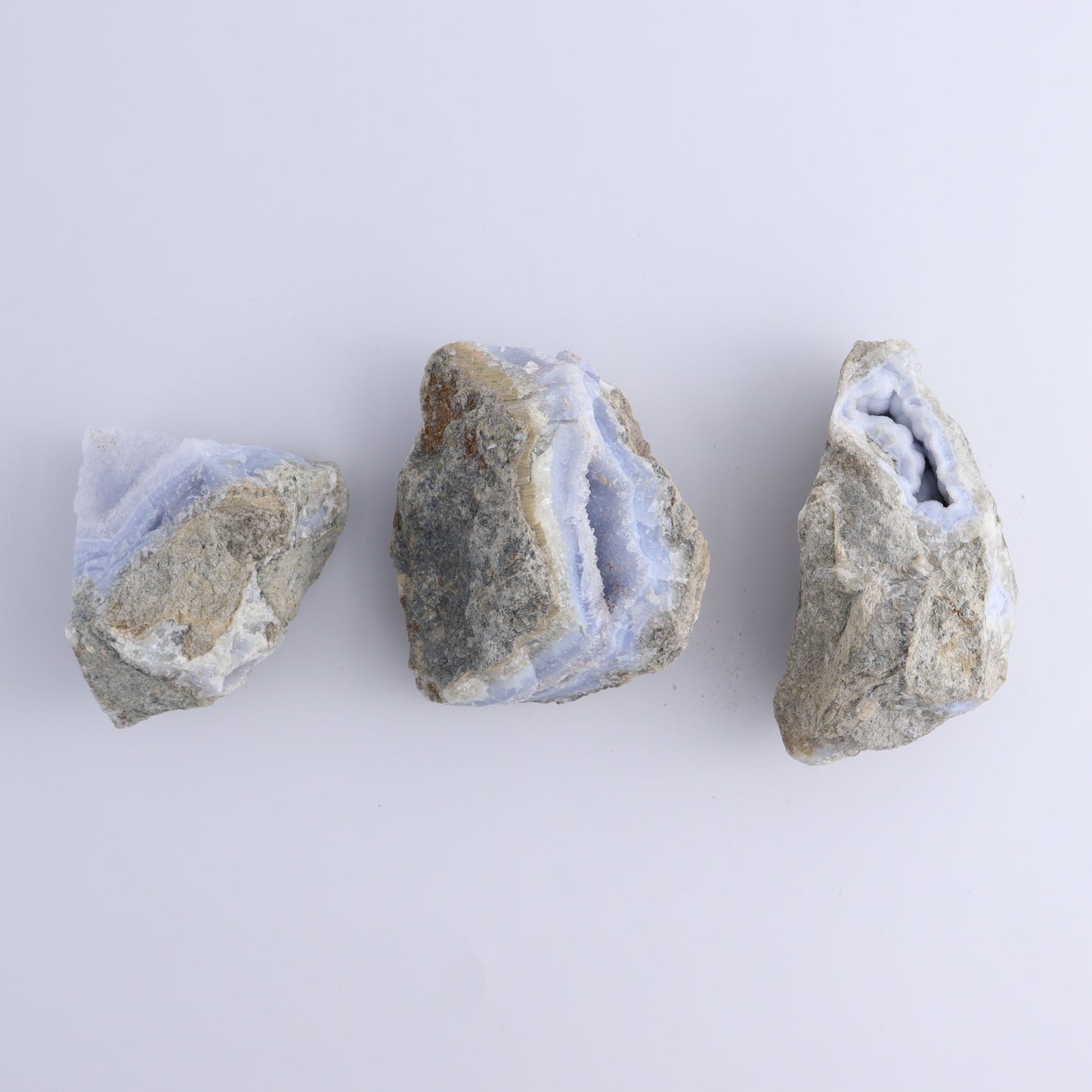 Blue Lace Agate Freeforms Set of 12