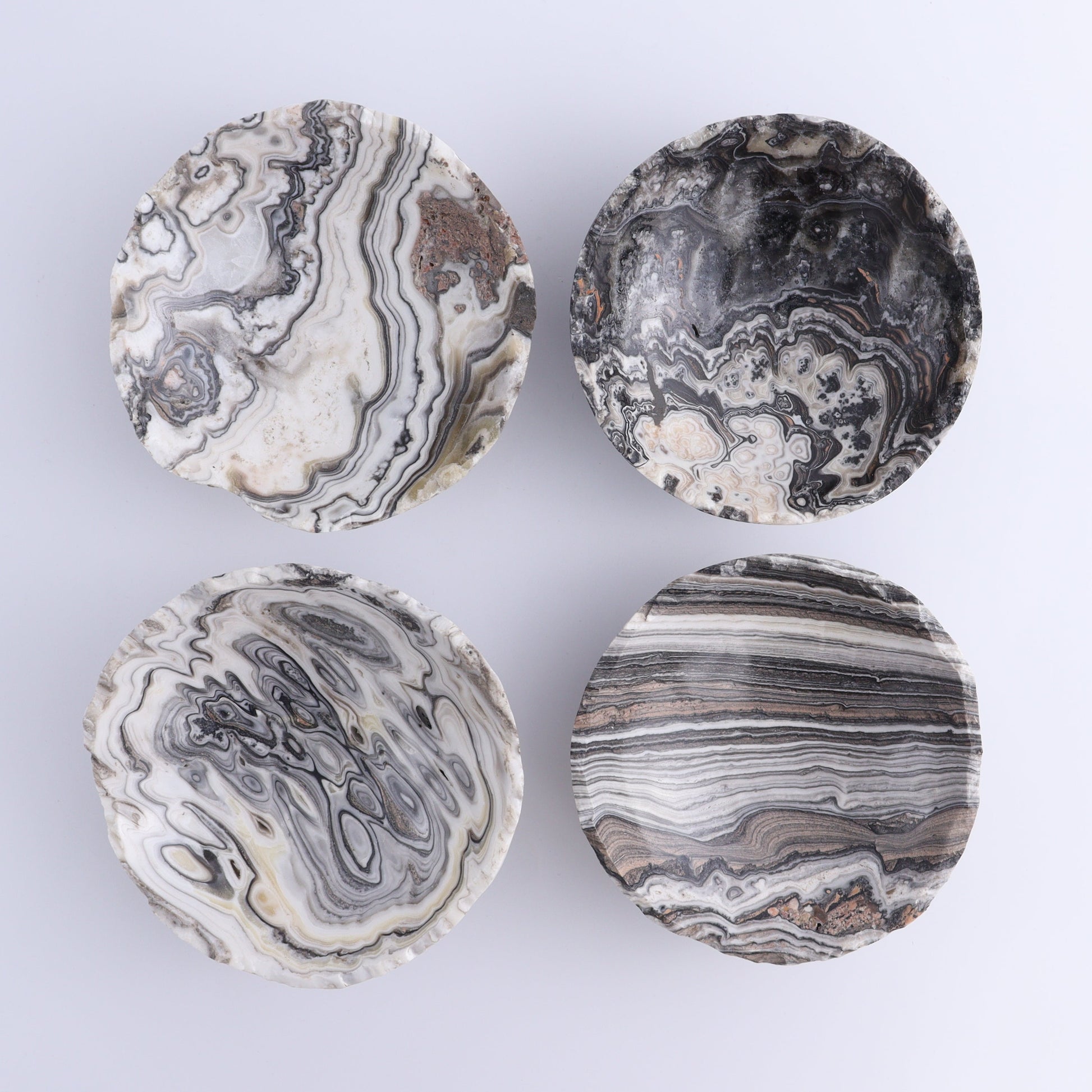 One Bowl (12 cm) Mexican Onyx/Calcite Zebra Rough - Expert Wholesale and Supplier of Wholesale Crystals & Bulk Gemstones, ["bowl","Calcite","Catalog Onyx","Decorative Dish","Mexico","onyx"]