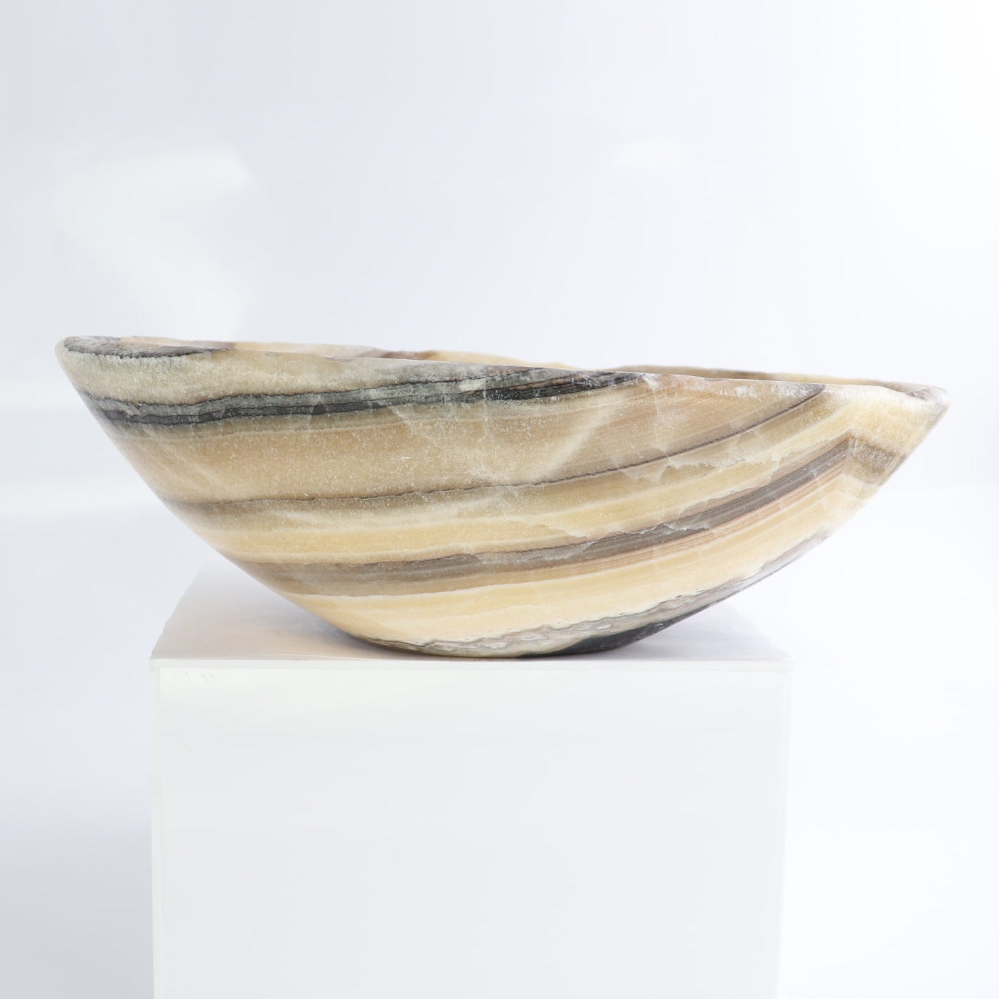Mexican Onyx/Calcite Bowl 10"
