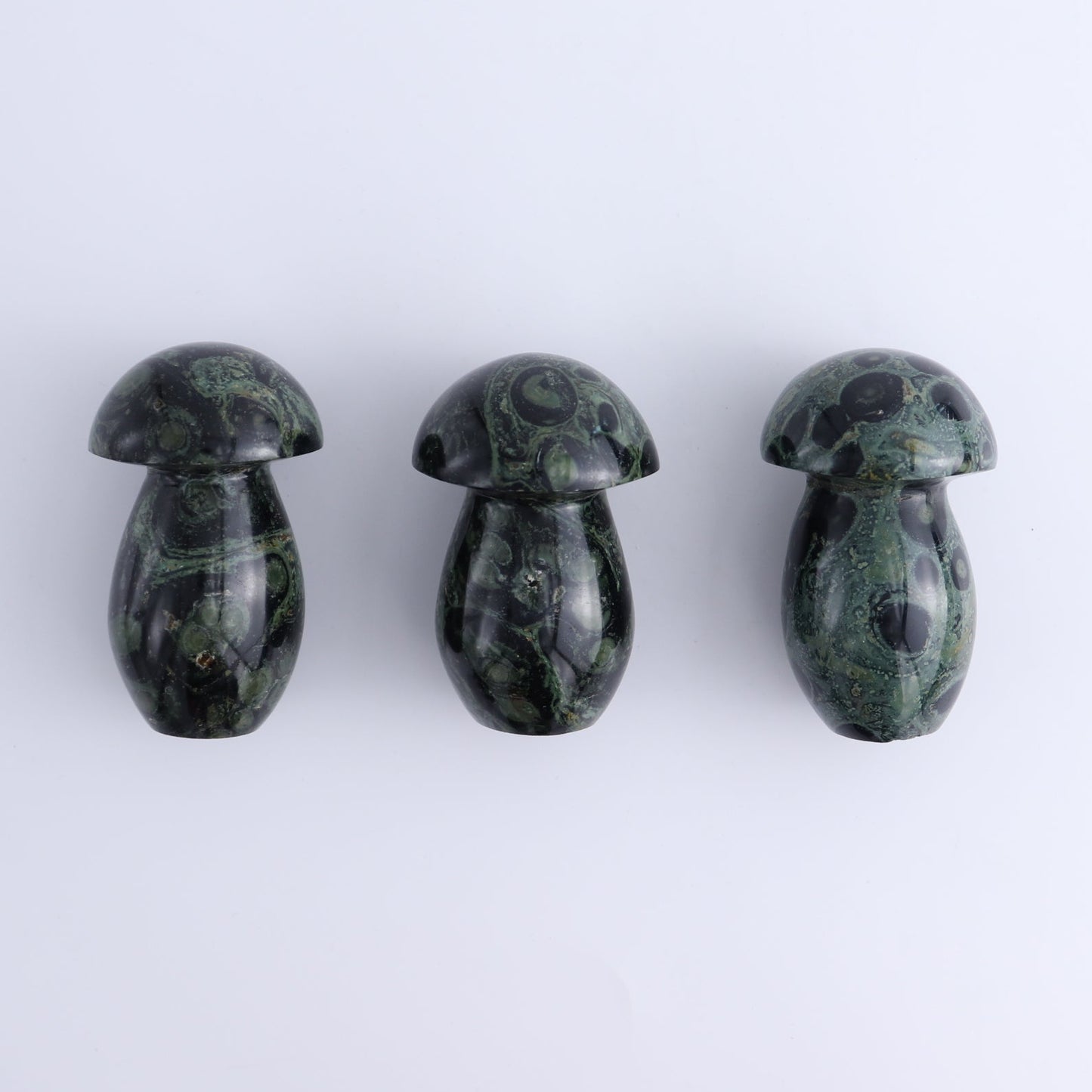 Kambaba Jasper Mushrooms Set of 7