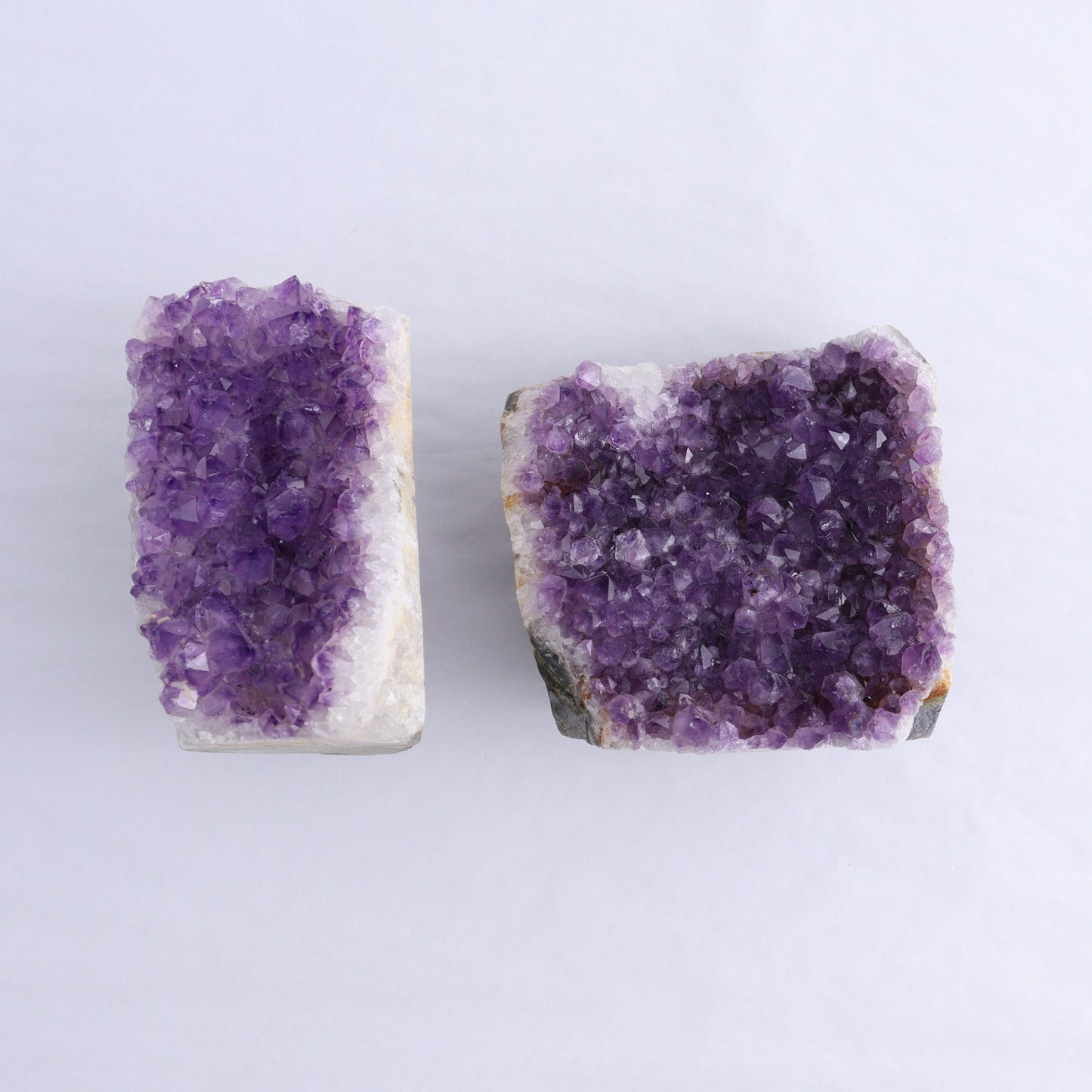 Uruguay Amethyst Cut Base Set of 8 - Expert Wholesale and Supplier of Wholesale Crystals & Bulk Gemstones, ["Amethyst","Cut Base","Uruguay"]