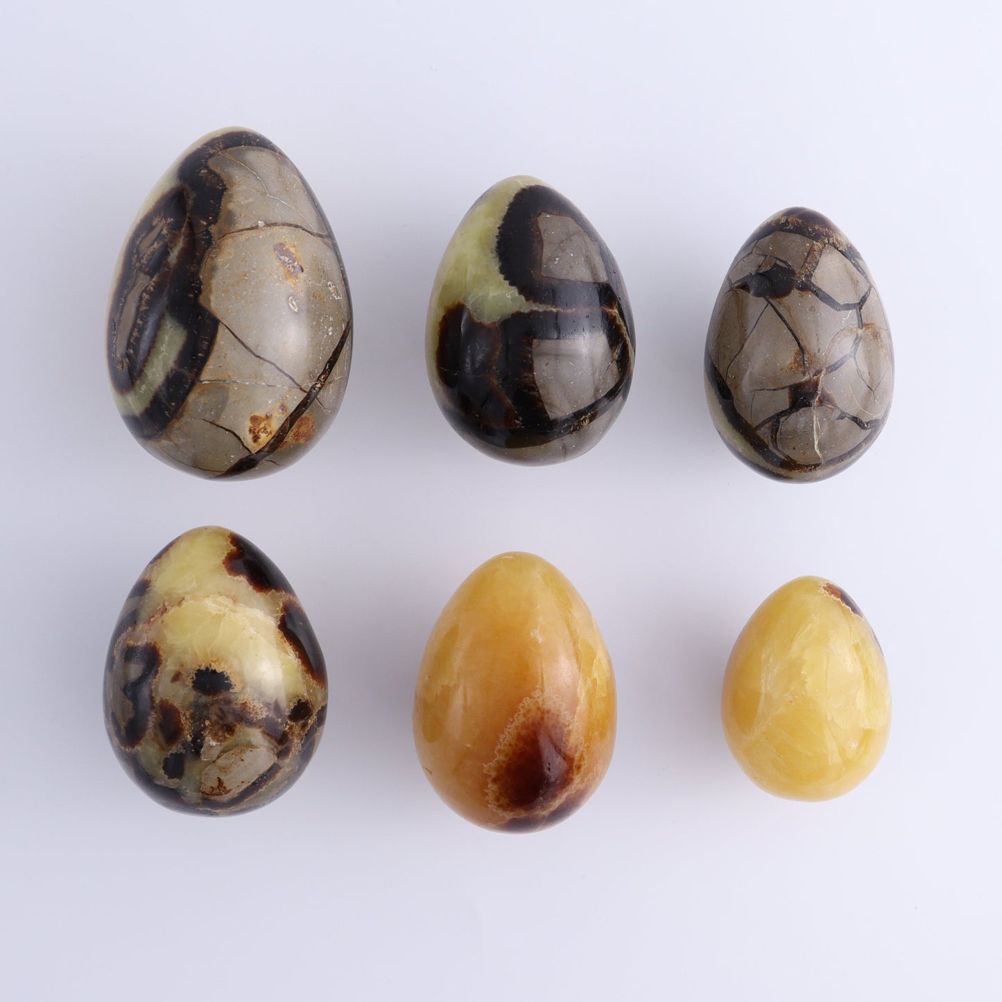 Septarian Eggs Set of 6 - Expert Wholesale and Supplier of Wholesale Crystals & Bulk Gemstones, ["Eggs","Madagascar","Septarian"]