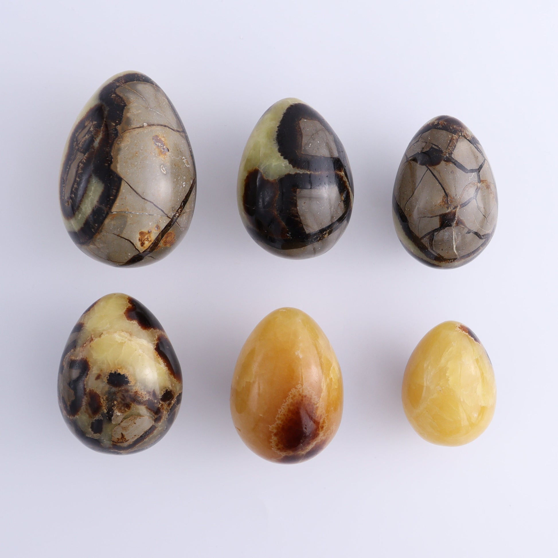 Septarian Eggs Set of 6 - Expert Wholesale and Supplier of Wholesale Crystals & Bulk Gemstones, ["Eggs","Madagascar","Septarian"]