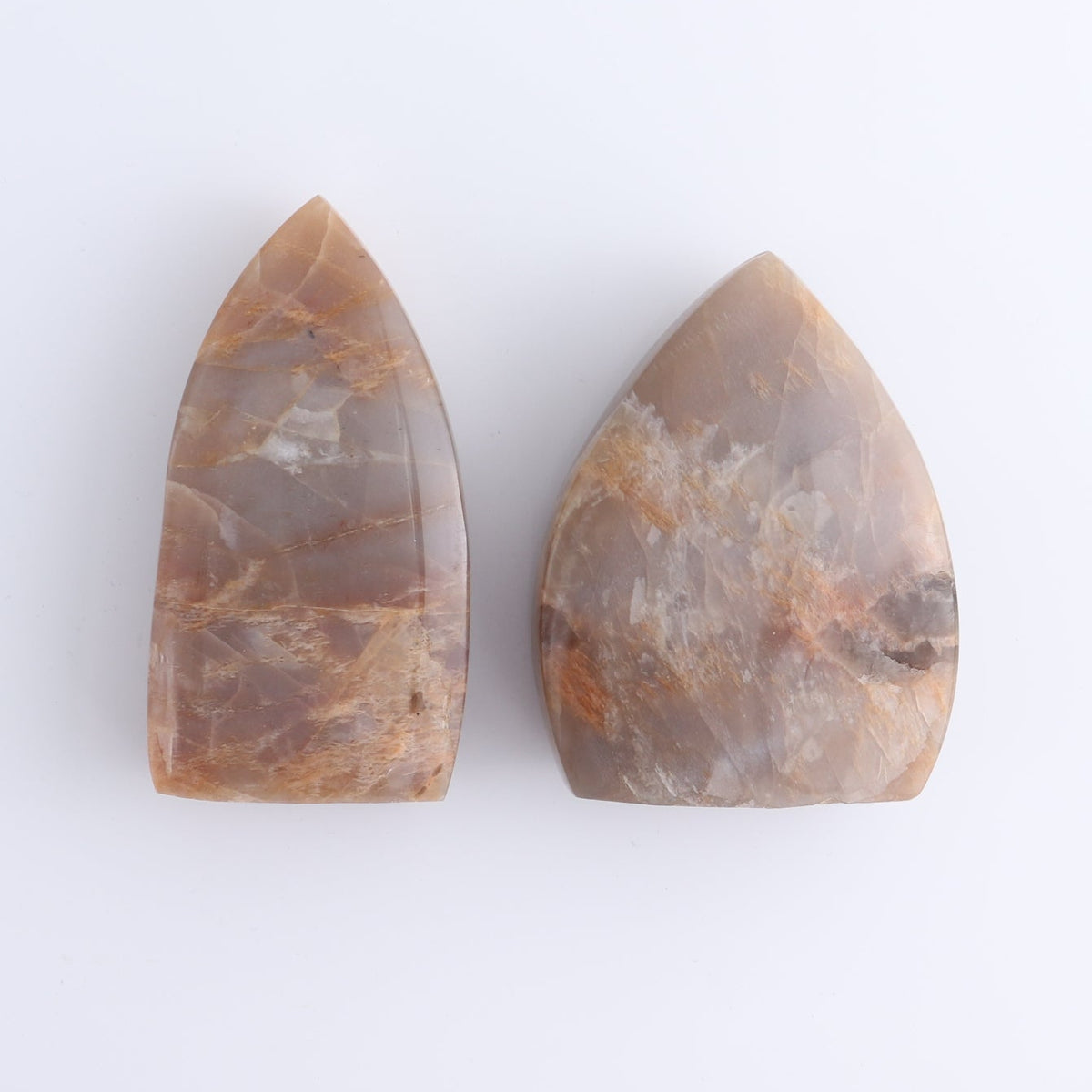 Peach Moonstone Freeform Set of 6 | Mi Esperanza Minerals | Supplier of Crystals and Onyx
