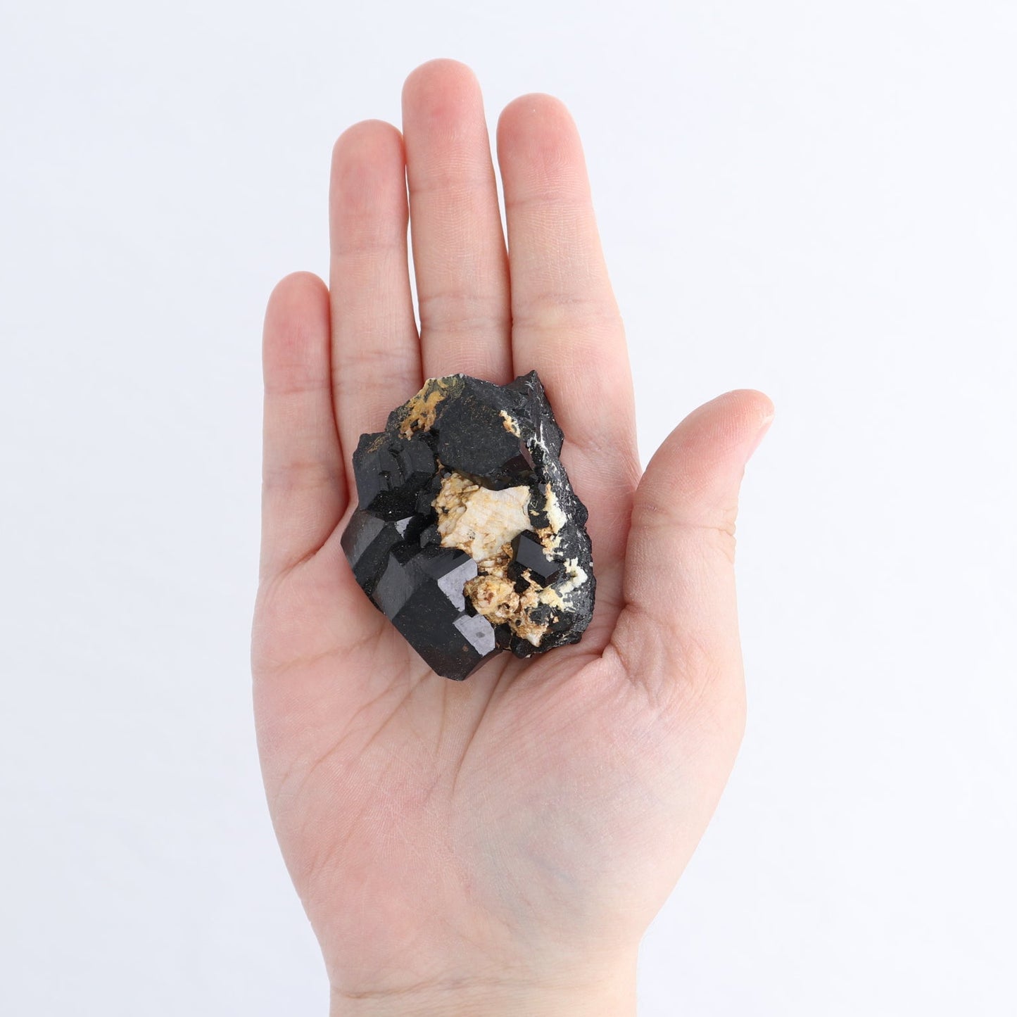 Black Tourmaline Roughs Set of 43