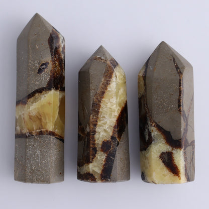 Septarian Towers Set of 9 - Expert Wholesale and Supplier of Wholesale Crystals & Bulk Gemstones, ["Madagascar","Septarian","Towers"]