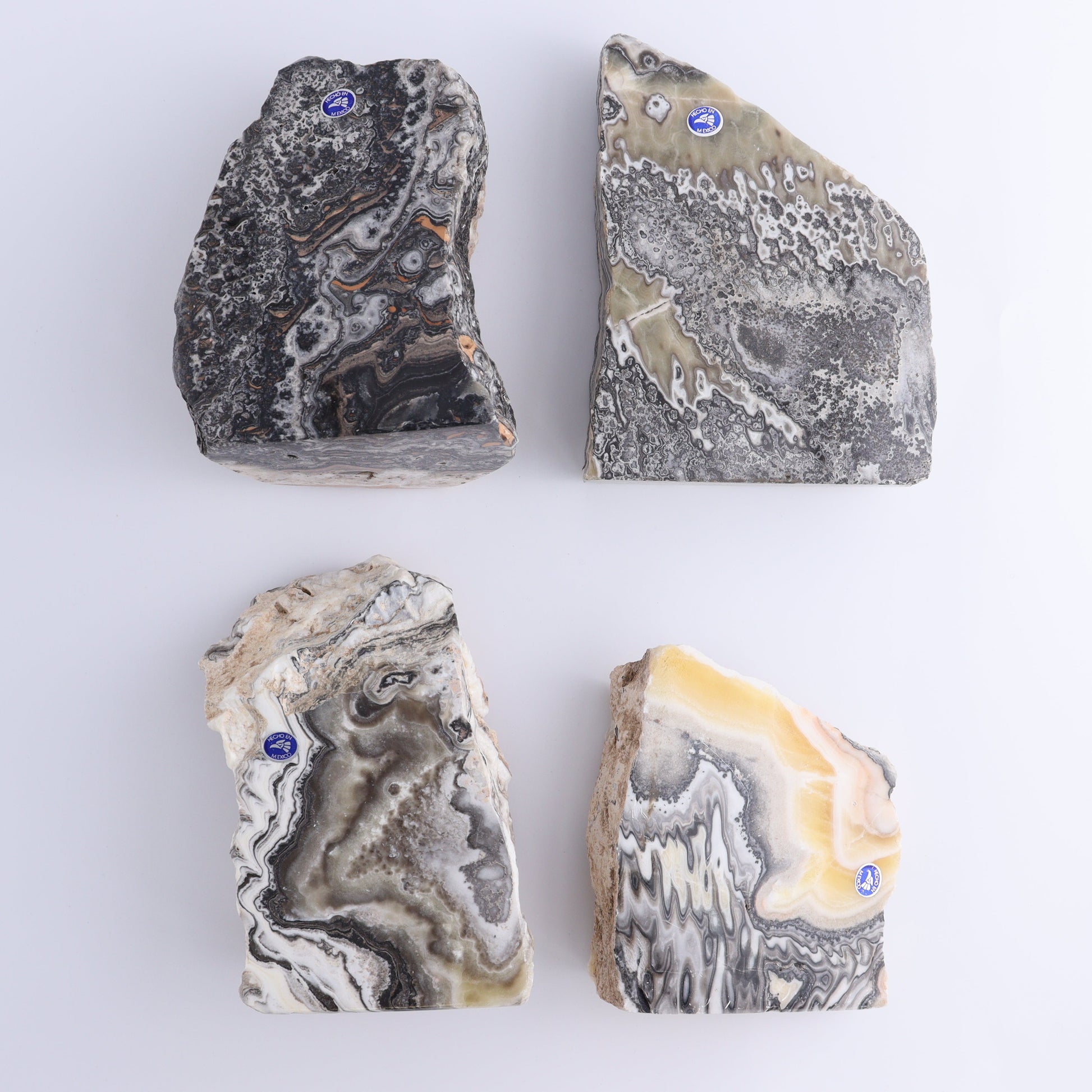 Onyx Face Polished Set of 4 - Expert Wholesale and Supplier of Wholesale Crystals & Bulk Gemstones, ["Face Polished","onyx"]