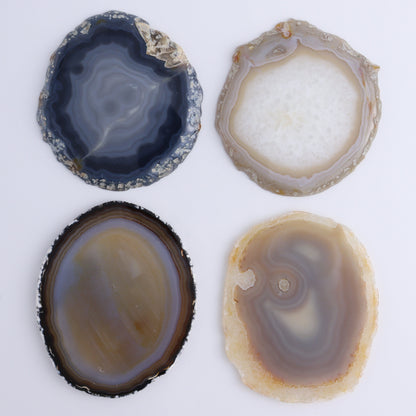 Agate Slices Set of 8 - Expert Wholesale and Supplier of Wholesale Crystals & Bulk Gemstones, ["Agate","Slices and Slabs"]