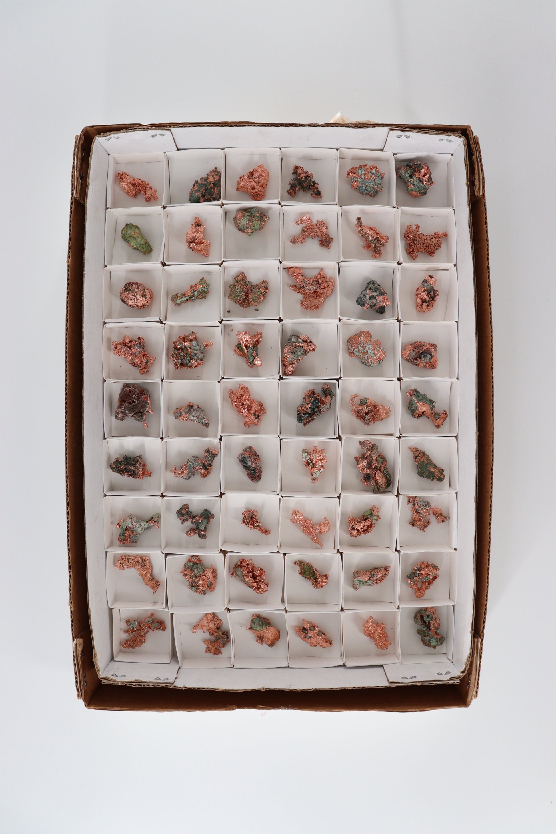 Native Copper 54pc Flat from Michigan - Expert Wholesale and Supplier of Wholesale Crystals & Bulk Gemstones, []