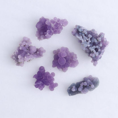 Grape Agate Cluster Set of 54 - Expert Wholesale and Supplier of Wholesale Crystals & Bulk Gemstones, ["Clusters","Grape agate","Indonesia"]