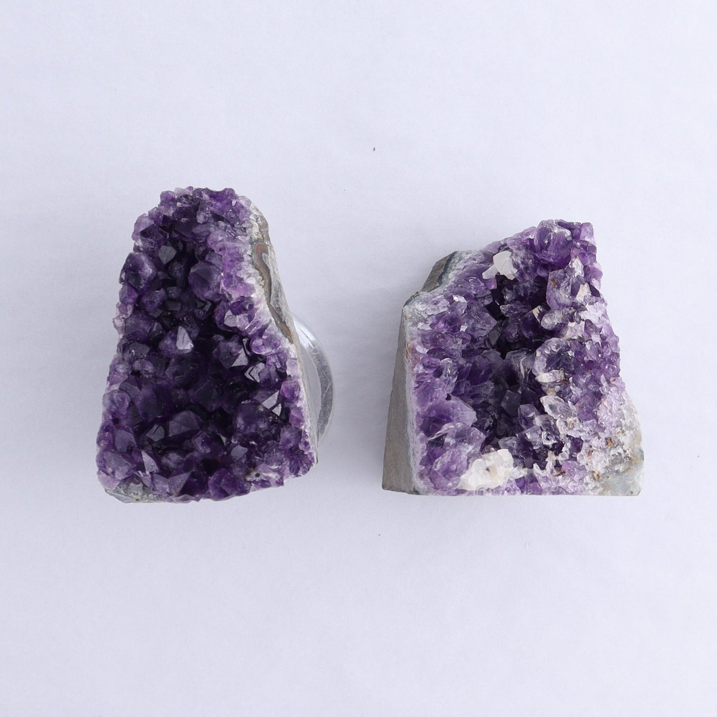Uruguay Amethyst Cut Base Set of 8 - Expert Wholesale and Supplier of Wholesale Crystals & Bulk Gemstones, ["Amethyst","Cut Base","Uruguay"]