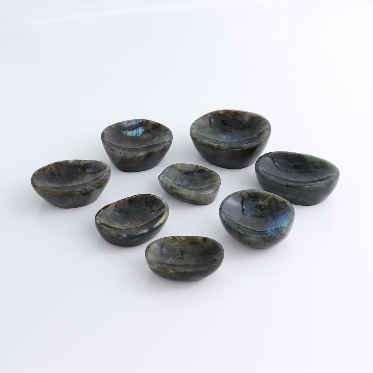 Labradorite Bowls Set of 8