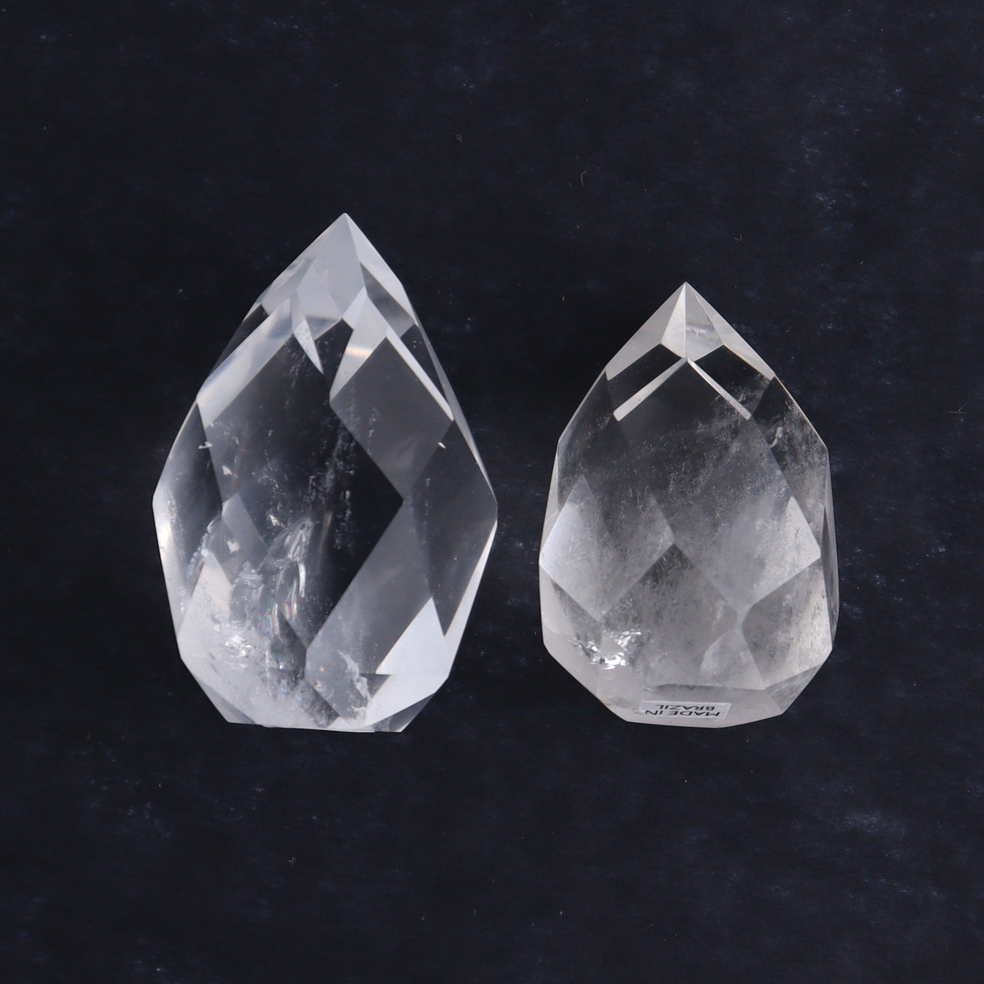 Imperfect Clear Quartz Face Polished Set of 5 - Expert Wholesale and Supplier of Wholesale Crystals & Bulk Gemstones, ["Brazil","Clear Quartz","Face Polished","Quartz"]