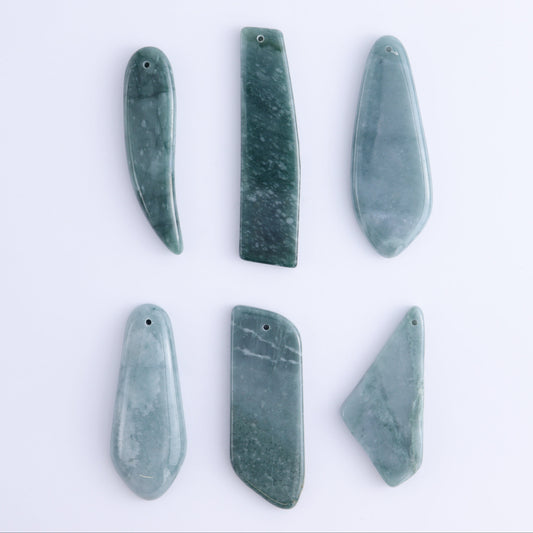 Jadeite Pendants Set of 6 - Expert Wholesale and Supplier of Wholesale Crystals & Bulk Gemstones, ["Guatemala","jadeite","Pendants"]