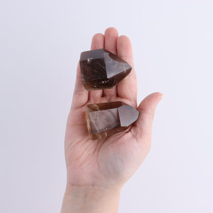 Quartz Mixed Set of 15 - Expert Wholesale and Supplier of Wholesale Crystals & Bulk Gemstones, ["Brazil","Clear Quartz","Quartz","Smoky Quartz"]