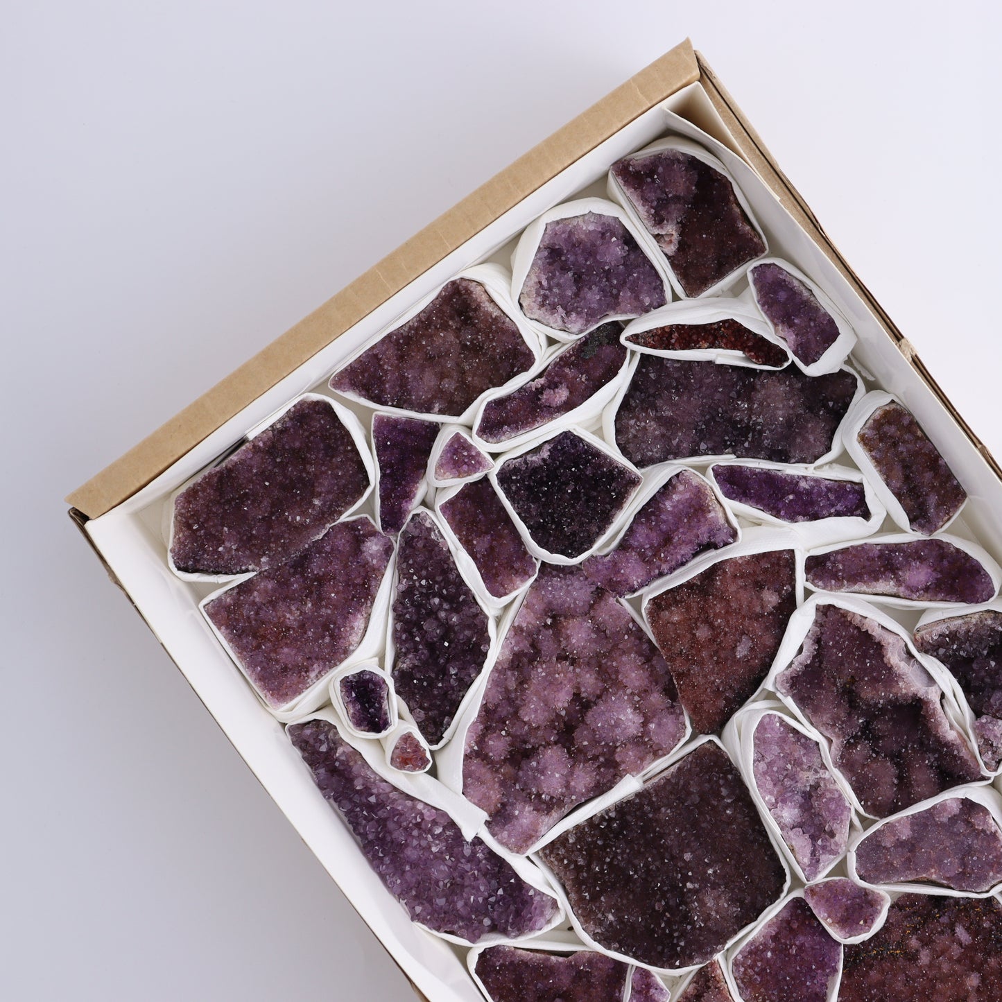 Amethyst Clusters Flat - Expert Wholesale and Supplier of Wholesale Crystals & Bulk Gemstones, ["Amethyst","Clusters"]