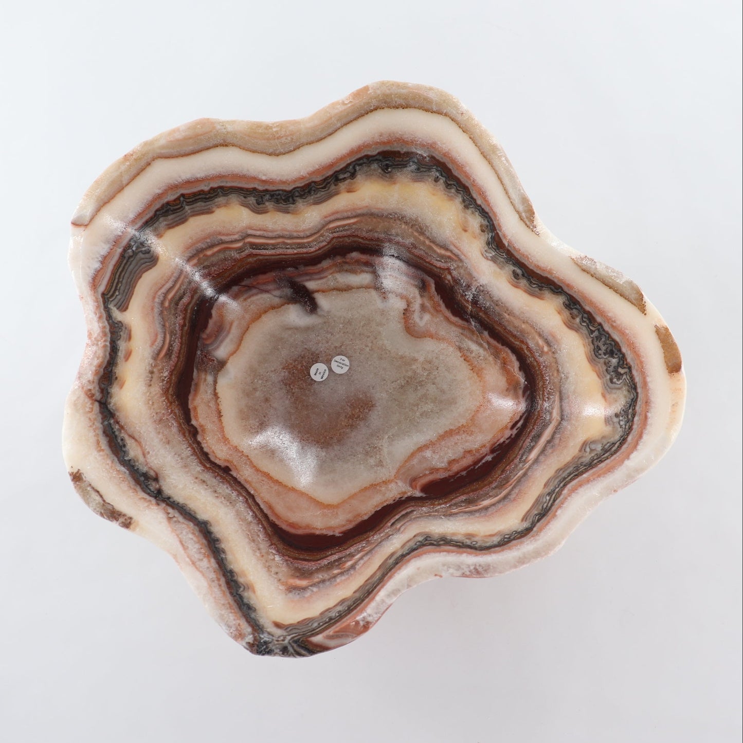 Mexican Onyx/Calcite Bowl 15"