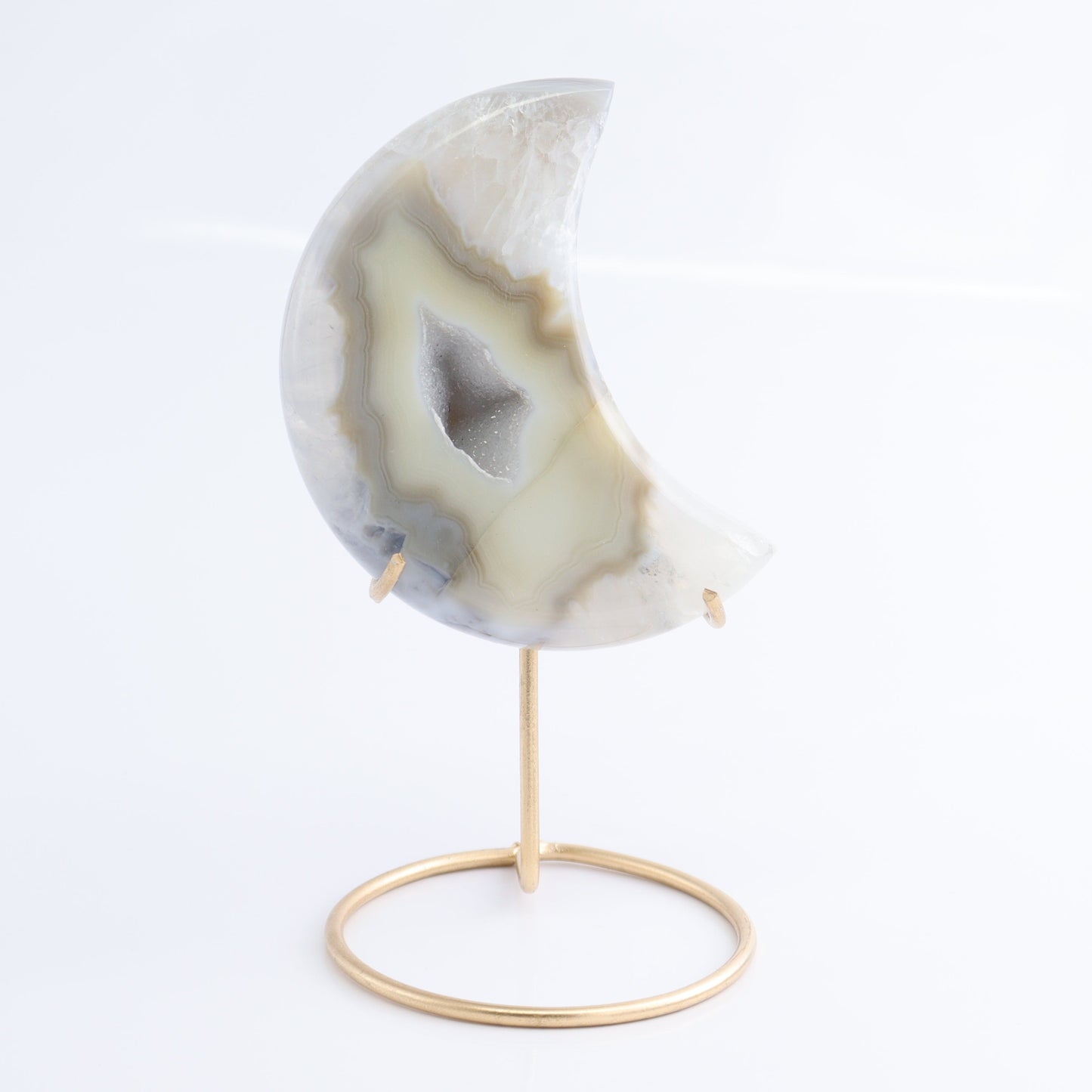 Agate Moons with Stand Set of 5 - Expert Wholesale and Supplier of Wholesale Crystals & Bulk Gemstones, ["Agate","Brazil","moons"]