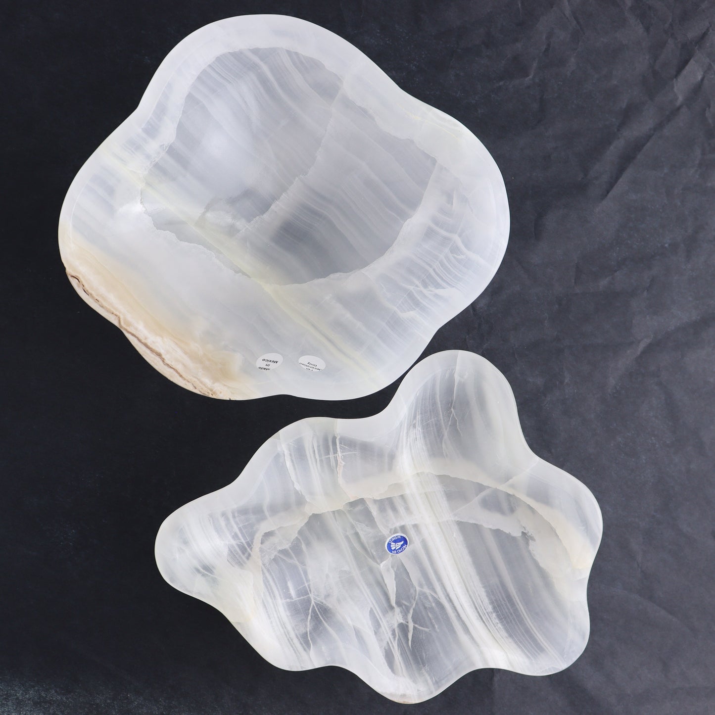 Onyx Bowl Set of 2 - Expert Wholesale and Supplier of Wholesale Crystals & Bulk Gemstones, ["Bowls","Mexico","onyx"]
