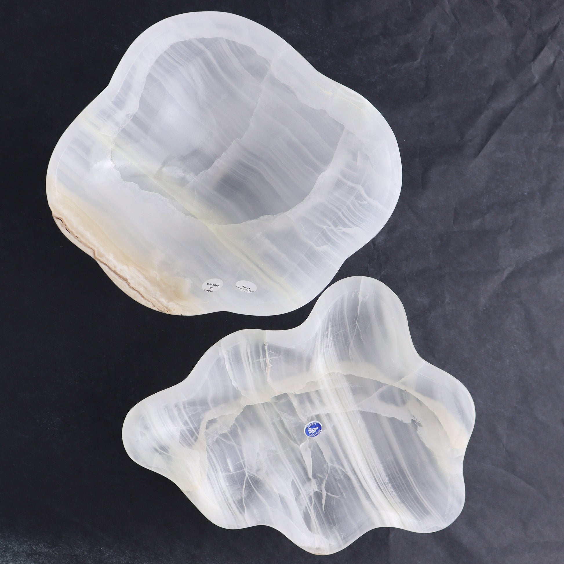 Onyx Bowl Set of 2 - Expert Wholesale and Supplier of Wholesale Crystals & Bulk Gemstones, ["Bowls","Mexico","onyx"]