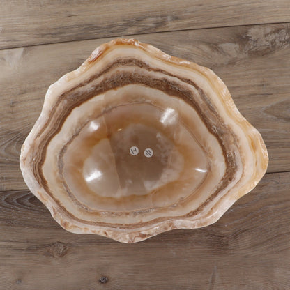 Mexican Onyx/Calcite Bowl 12"