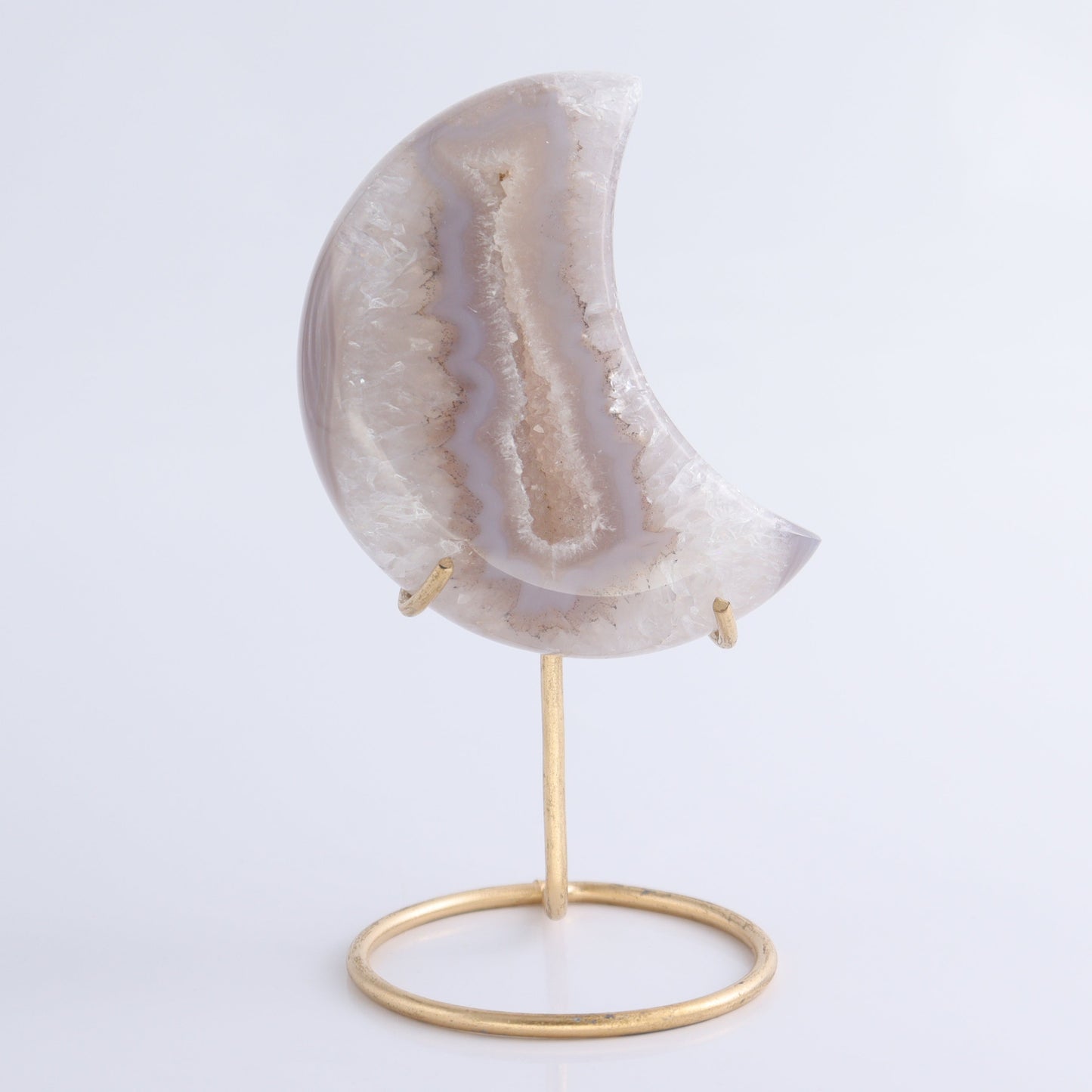 Agate Moons with Stand Set of 5 - Expert Wholesale and Supplier of Wholesale Crystals & Bulk Gemstones, ["Agate","Brazil","moons"]