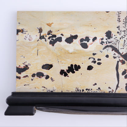 Picture Jasper Slab on Wooden Stand - Expert Wholesale and Supplier of Wholesale Crystals & Bulk Gemstones, ["China","Picture Jasper","Slices and Slabs"]