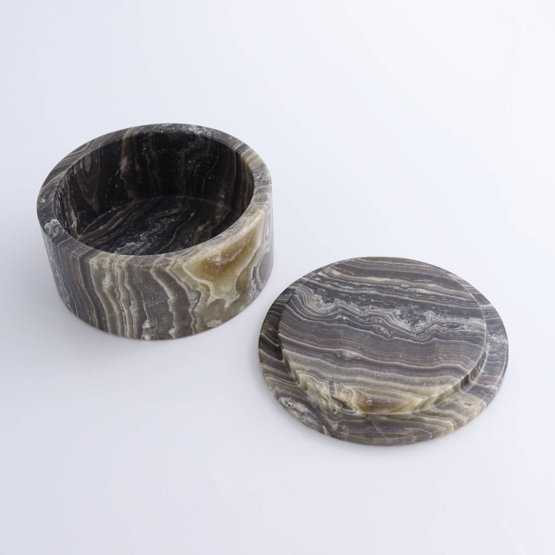 Onyx Basket Set of 2 - Expert Wholesale and Supplier of Wholesale Crystals & Bulk Gemstones, ["Baskets","Mexico","onyx"]