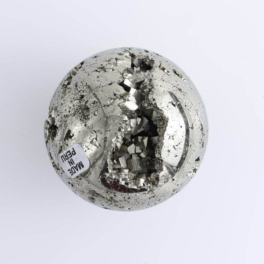Pyrite Spheres Set of 4