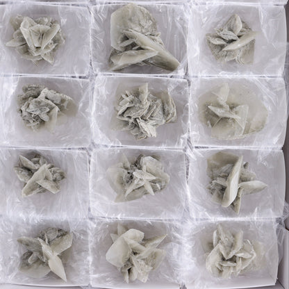 Selenite Clusters Set of 18 - Expert Wholesale and Supplier of Wholesale Crystals & Bulk Gemstones, ["Clusters","selenite"]