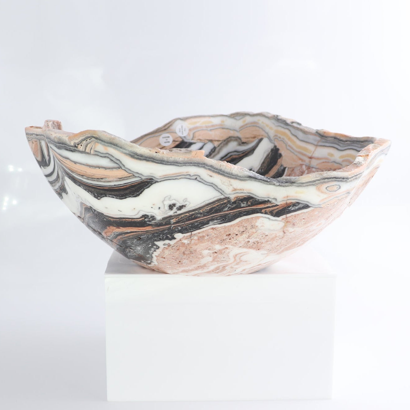 Mexican Onyx/Calcite Bowl 13"