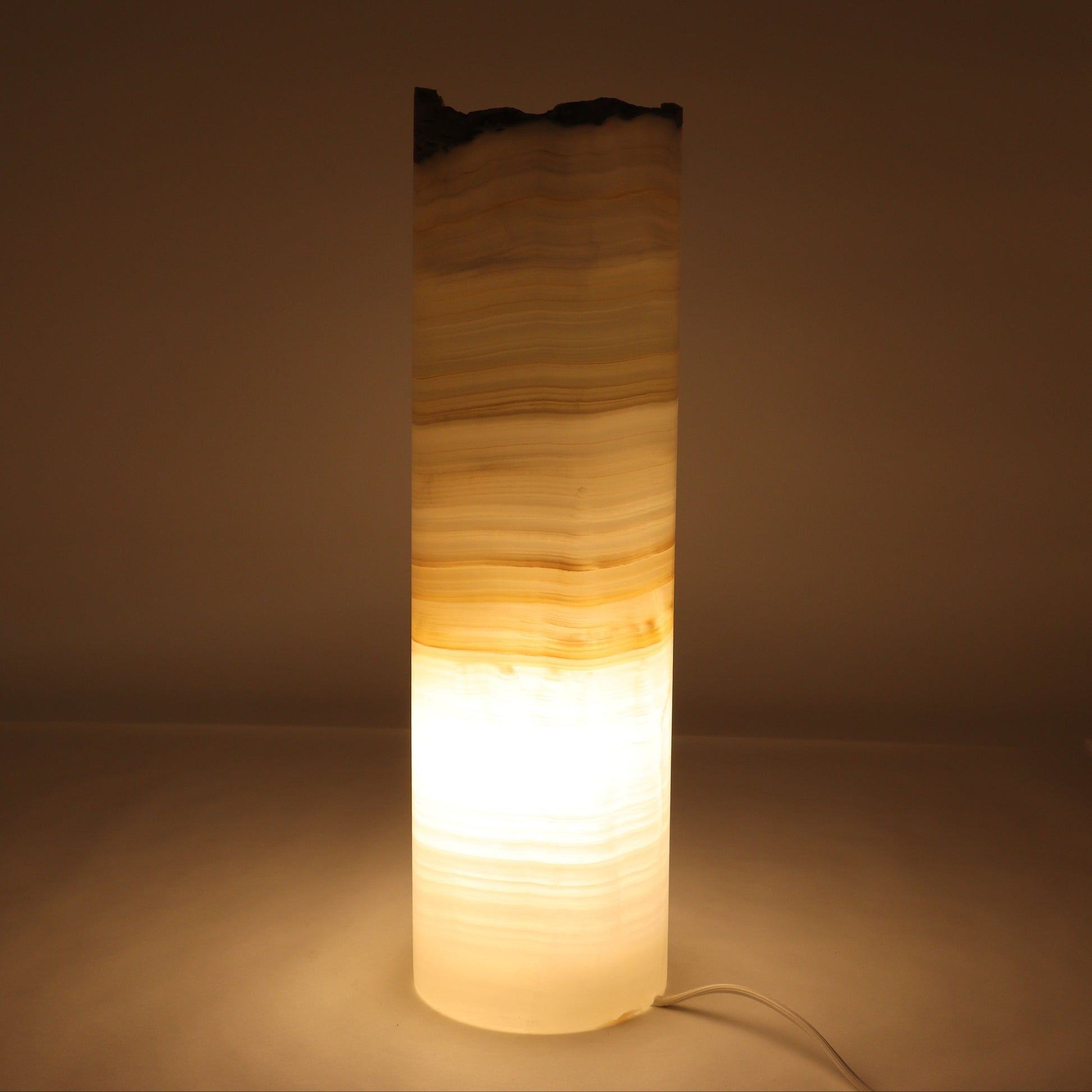 One Honey Onyx with Stone Edge Lamp Blind - Expert Wholesale and Supplier of Wholesale Crystals & Bulk Gemstones, ["Lamps","Mexico","onyx"]