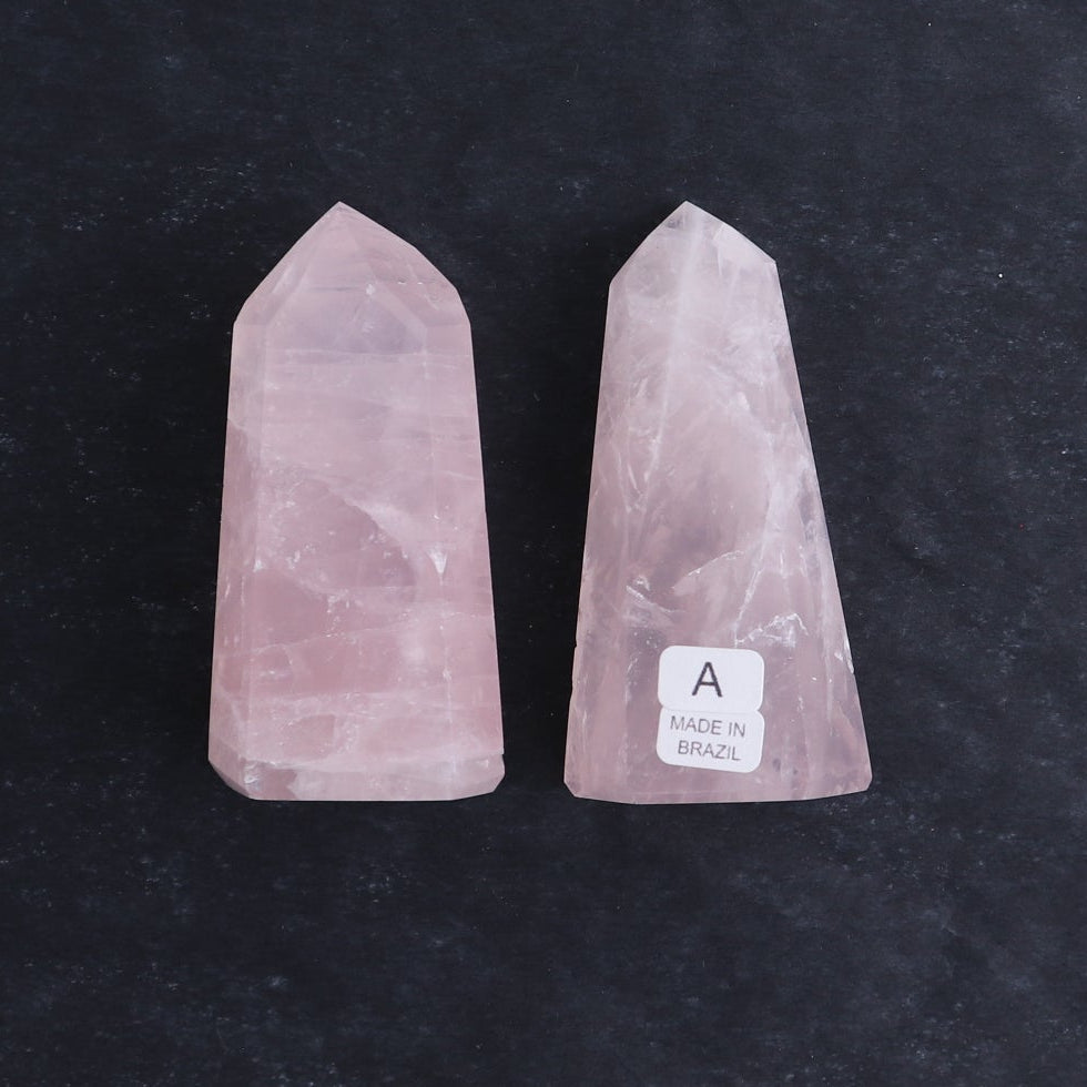 Rose Quartz Towers Set of 5