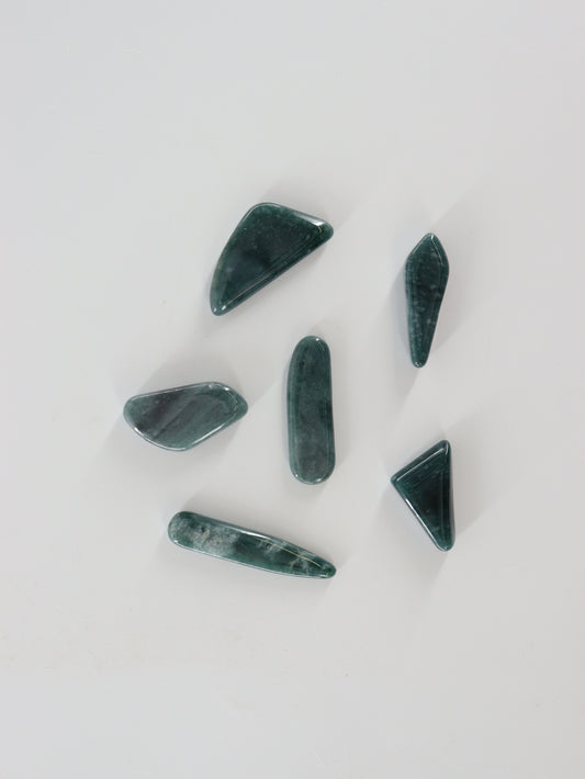 Jadeite Freeforms Set of 6