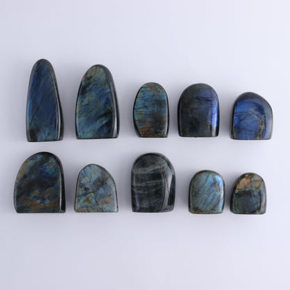 Labradorite Freeform Set of 10 - Expert Wholesale and Supplier of Wholesale Crystals & Bulk Gemstones, ["Freeforms","Labradorite","Madagascar"]
