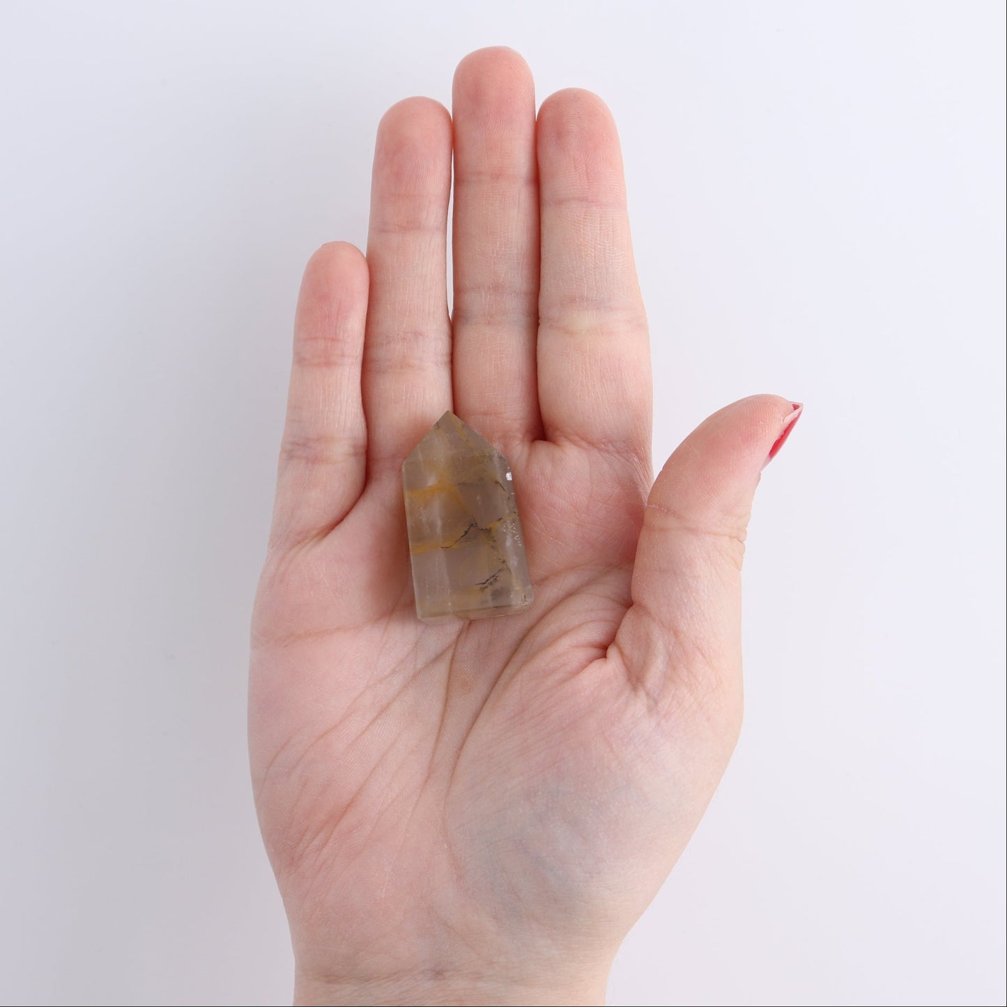 Dendritic Golden Healer Quartz Towers Set of 9