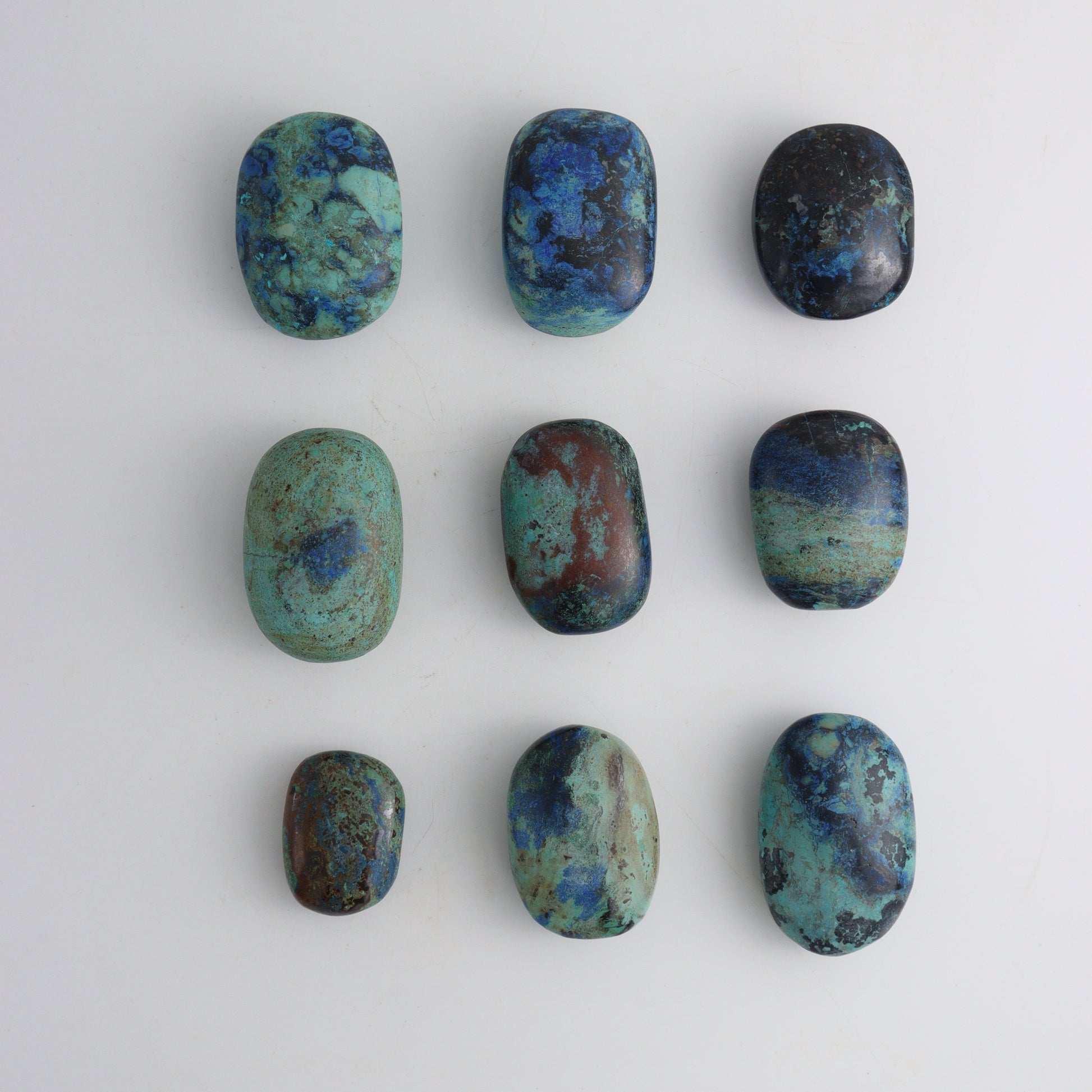 Azurita Palm Stones - Expert Wholesale and Supplier of Wholesale Crystals & Bulk Gemstones, ["Palm Stones"]
